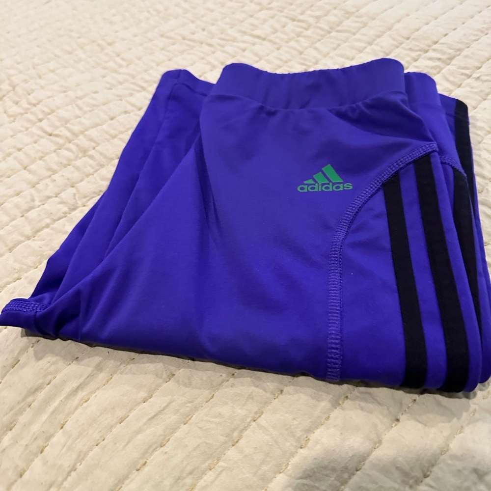 Adidas Climalite purple, long sweat pants, girls size 16
